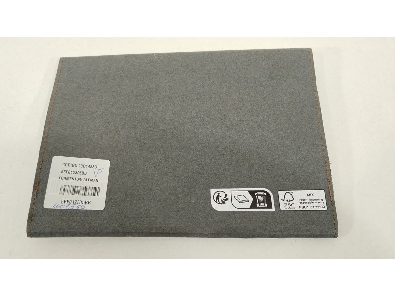 Recambio de libro instrucciones para cupra formentor (km7, kmp) 2.0 tsi 4drive referencia OEM IAM 5FF012805BB  