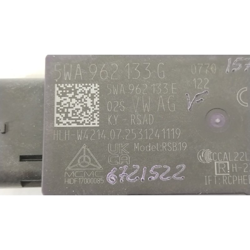 Recambio de antena para cupra formentor (km7, kmp) 2.0 tsi 4drive referencia OEM IAM 5WA962133G 5WA962133E 