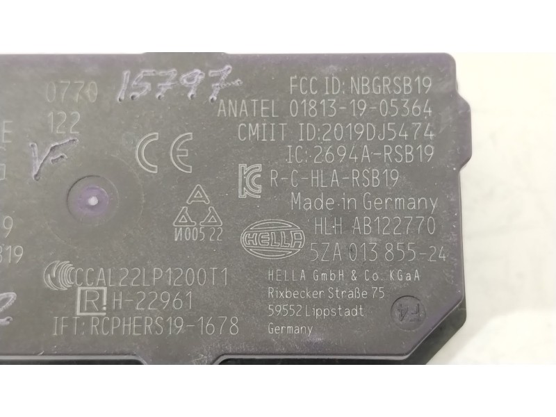 Recambio de antena para cupra formentor (km7, kmp) 2.0 tsi 4drive referencia OEM IAM 5WA962133G 5WA962133E 