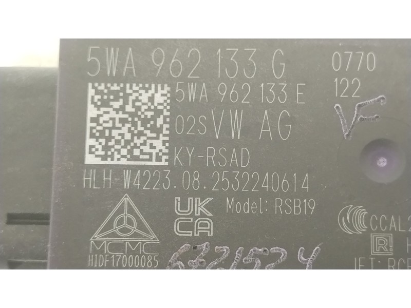 Recambio de antena para cupra formentor (km7, kmp) 2.0 tsi 4drive referencia OEM IAM 5WA962133G 5WA962133E 