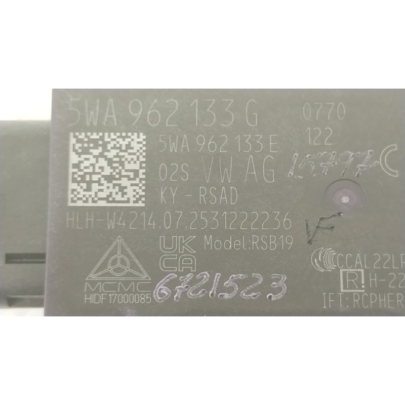 Recambio de antena para cupra formentor (km7, kmp) 2.0 tsi 4drive referencia OEM IAM 5WA962133G 5WA962133E 