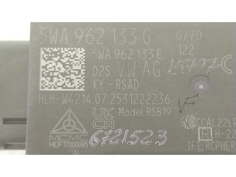 Recambio de antena para cupra formentor (km7, kmp) 2.0 tsi 4drive referencia OEM IAM 5WA962133G 5WA962133E 