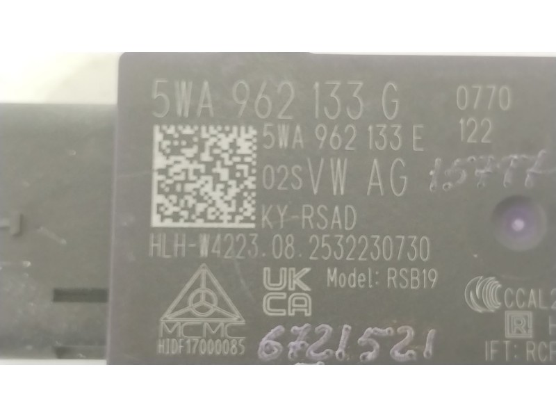 Recambio de antena para cupra formentor (km7, kmp) 2.0 tsi 4drive referencia OEM IAM 5WA962133G 5WA962133E 