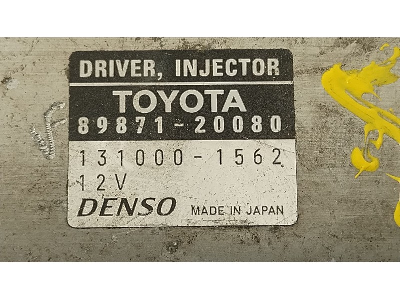 Recambio de modulo electronico para toyota verso (_r2_) 2.0 d-4d (aur20_) referencia OEM IAM 8987120080 1310001562 