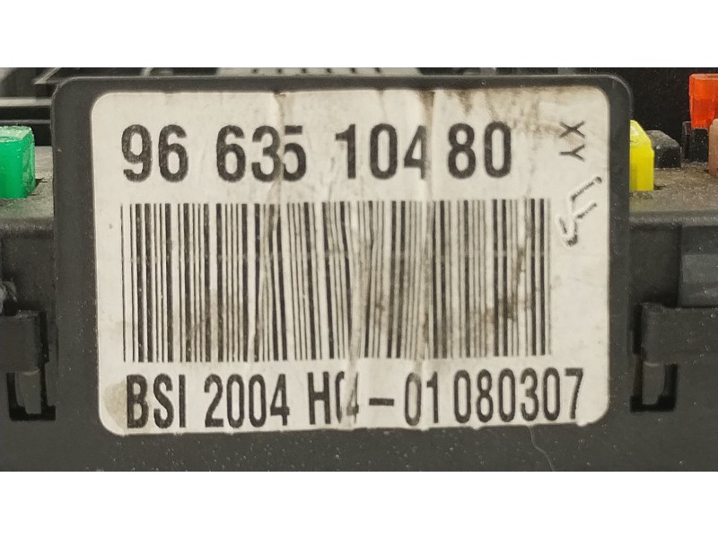 Recambio de caja reles / fusibles para peugeot 307 (3a/c) 2.0 hdi 135 referencia OEM IAM 9663510480 BSI2004H04 