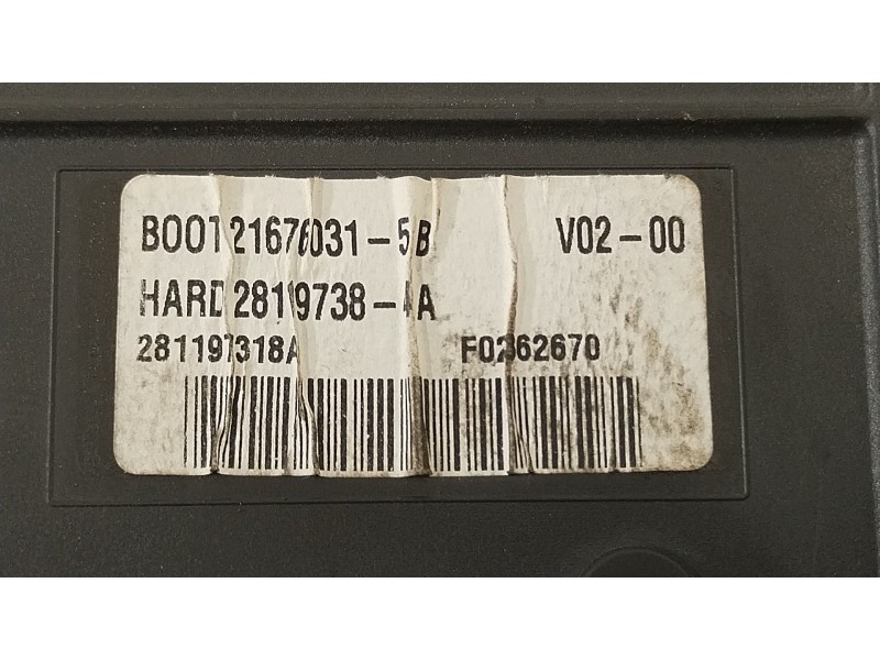 Recambio de caja reles / fusibles para peugeot 307 (3a/c) 2.0 hdi 135 referencia OEM IAM 9663510480 BSI2004H04 