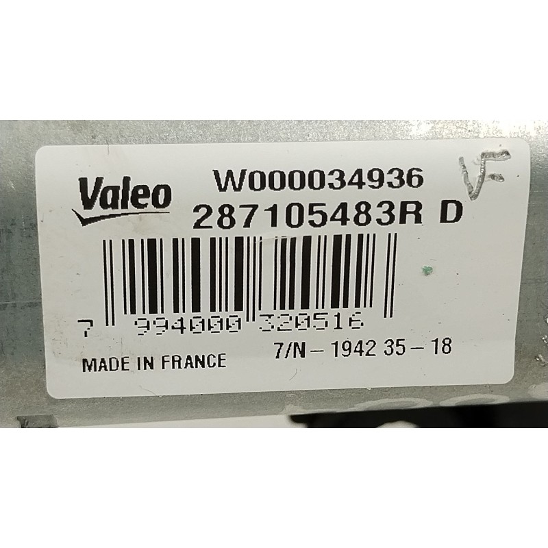 Recambio de motor limpia trasero para renault clio iv (bh_) 1.5 dci 75 referencia OEM IAM 287105483R  