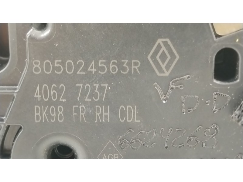 Recambio de cerradura puerta delantera derecha para renault clio iv (bh_) 1.5 dci 75 referencia OEM IAM 805024563R  