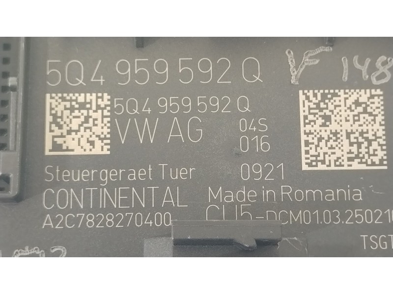 Recambio de modulo electronico para audi a1 sportback (gba) 30 tfsi referencia OEM IAM 5Q4959592Q  