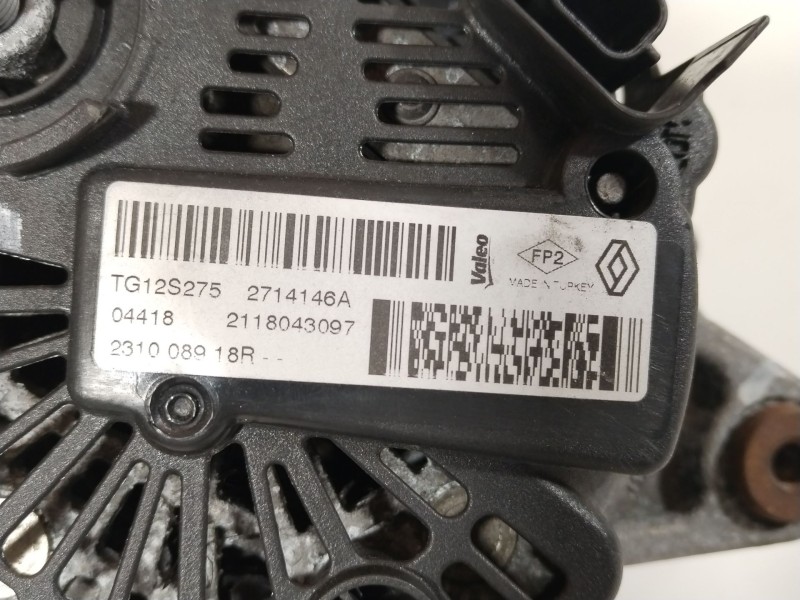 Recambio de alternador para renault clio iv (bh_) 1.5 dci 75 referencia OEM IAM 231008918R TG12S275 