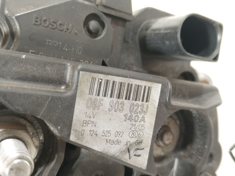 Recambio de alternador para audi a4 avant (8e) 2.0 tdi referencia OEM IAM 06F903023J 0124525092 