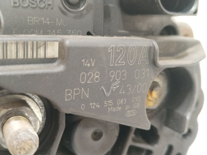 Recambio de alternador para volkswagen passat b5 (3b2) 1.9 tdi referencia OEM IAM 028903031  