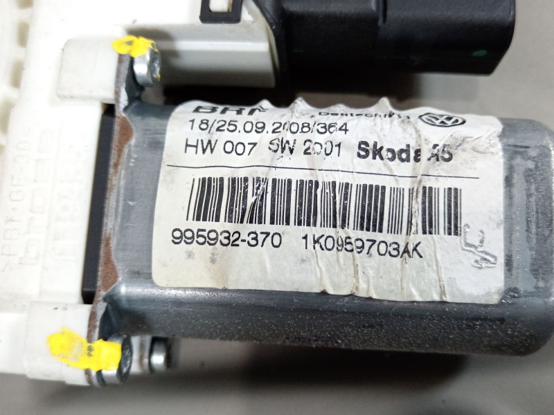 Recambio de elevalunas trasero izquierdo para skoda octavia berlina (1z3) elegance referencia OEM IAM 1Z0839655 1K0959703AK 