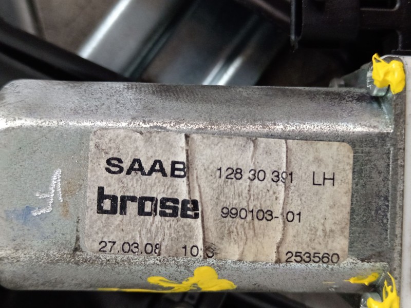 Recambio de elevalunas trasero izquierdo para saab 9-3 descapotable (ys3f) 1.9 tid referencia OEM IAM 12830391 990103101 