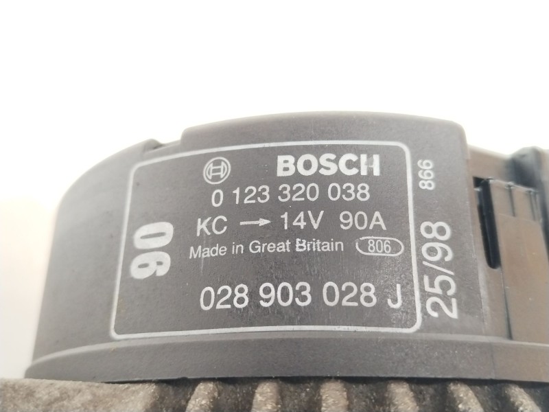 Recambio de alternador para seat toledo i (1l2) 1.9 tdi referencia OEM IAM 028903028J 0123320038 