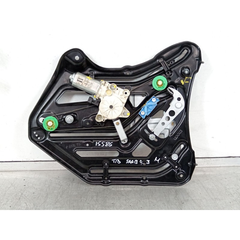 Recambio de elevalunas trasero derecho para saab 9-3 descapotable (ys3f) 1.9 tid referencia OEM IAM 12830392 99004101 