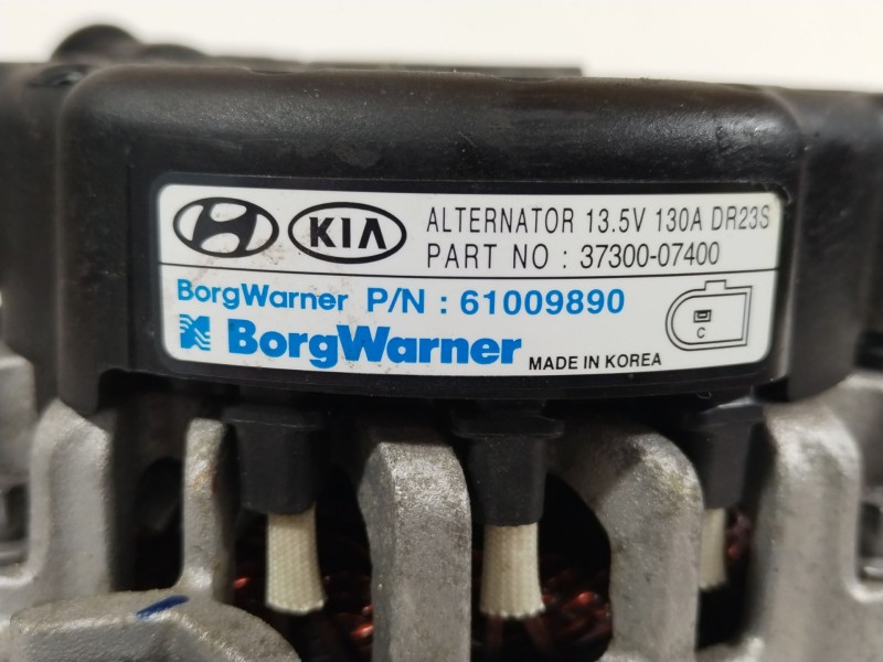 Recambio de alternador para hyundai i30 (pde, pd, pden) 1.5 referencia OEM IAM 3730007400 61009890 