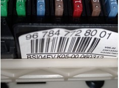 Recambio de caja reles / fusibles para peugeot 308 sw i (4e_, 4h_) 1.6 hdi referencia OEM IAM 9678477280 BSI04EVK05 