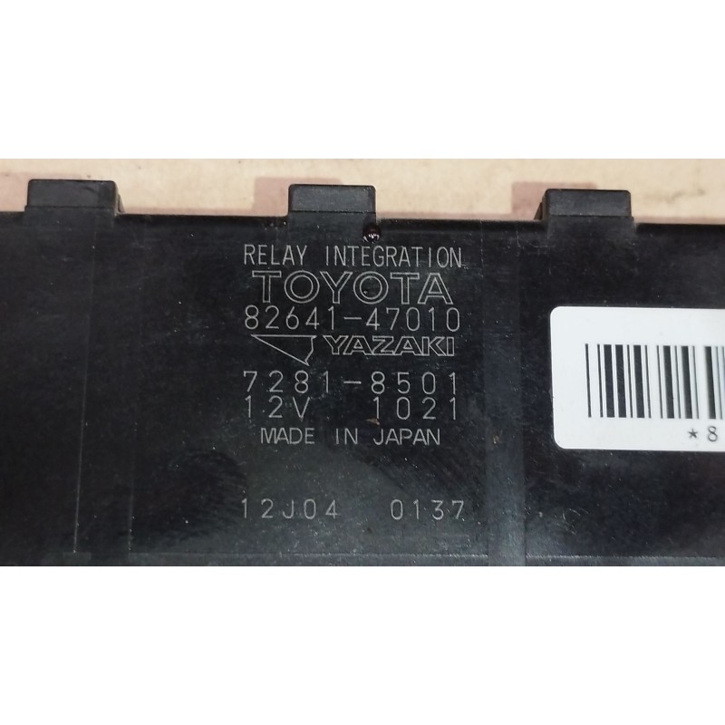 Recambio de caja reles / fusibles para toyota prius liftback (_w2_) 1.5 hybrid (nhw20_) referencia OEM IAM 8264147010 72818501 