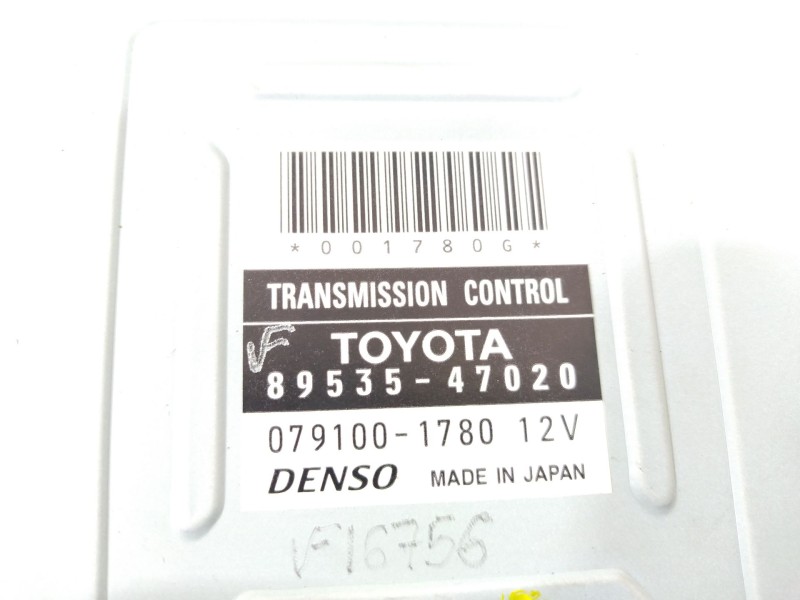 Recambio de modulo electronico para toyota prius liftback (_w2_) 1.5 hybrid (nhw20_) referencia OEM IAM 8953547020 0791001780 