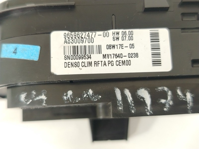 Recambio de mando climatizador para citroën c4 picasso lx plus referencia OEM IAM 9659627477 A83009700 