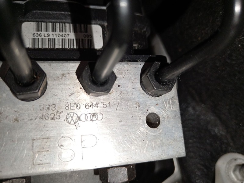 Recambio de abs para audi a4 b7 (8ec) 2.0 tdi quattro referencia OEM IAM 8E0614517BH 0265234333 8E0910517J
