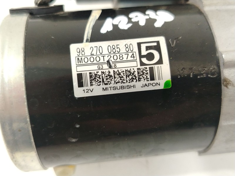 Recambio de motor arranque para peugeot traveller autobús (v_) 2.0 bluehdi 145 referencia OEM IAM 9827008580 M000T20874 
