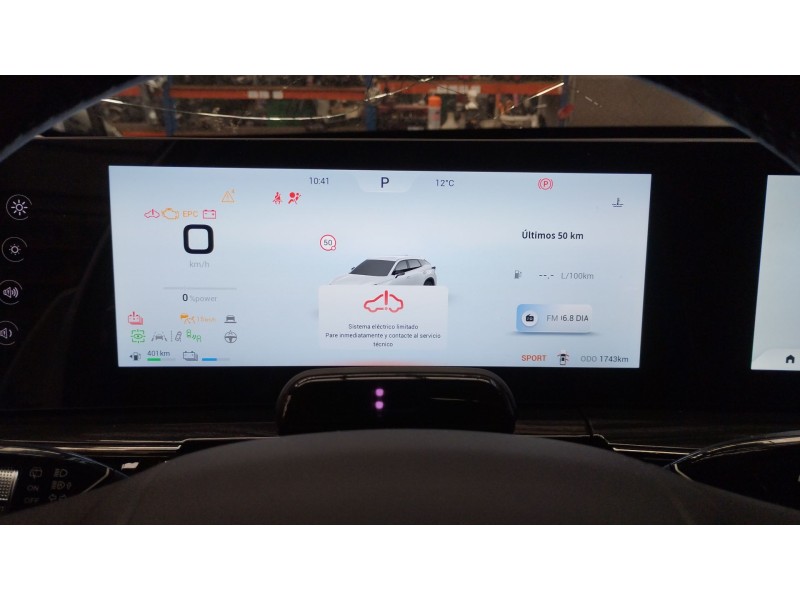 Recambio de cuadro instrumentos para omoda omoda 5 referencia OEM IAM 703002525AA  