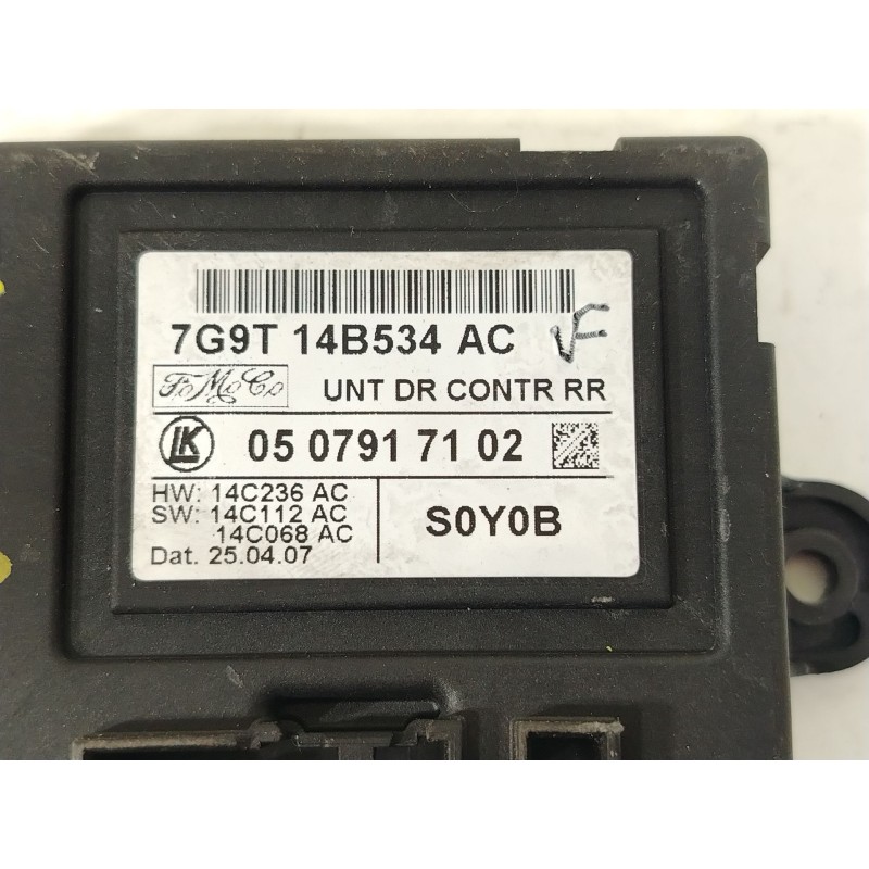 Recambio de modulo confort para ford mondeo iv (ba7) 2.0 tdci referencia OEM IAM 7G9T14B534AC 0507917102 