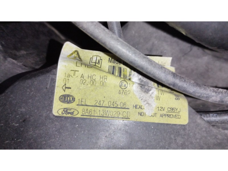 Recambio de faro derecho para ford fiesta vi (cb1, ccn) 1.6 tdci referencia OEM IAM 8A6113W029CD 1EL24704506 