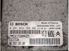 Recambio de centralita motor uce para peugeot expert autobús (v_) 1.6 bluehdi 115 referencia OEM IAM 9825318180 0281034189  2