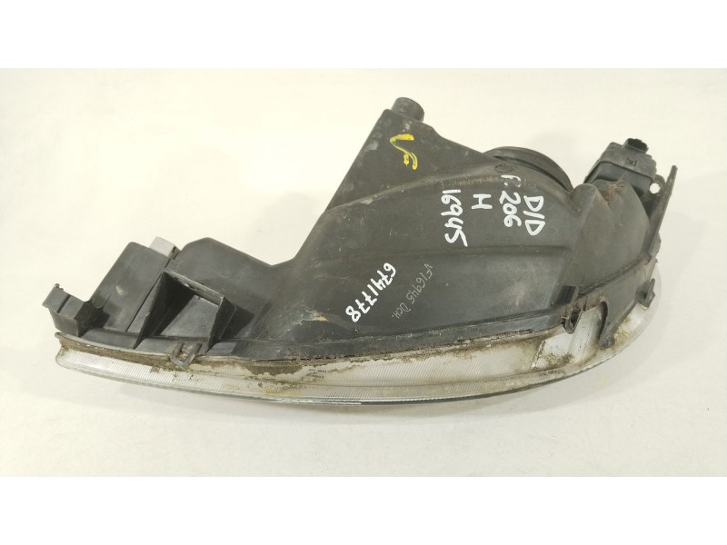 Recambio de faro derecho para peugeot 206 hatchback (2a/c) 1.9 d referencia OEM IAM 087274 89002770 