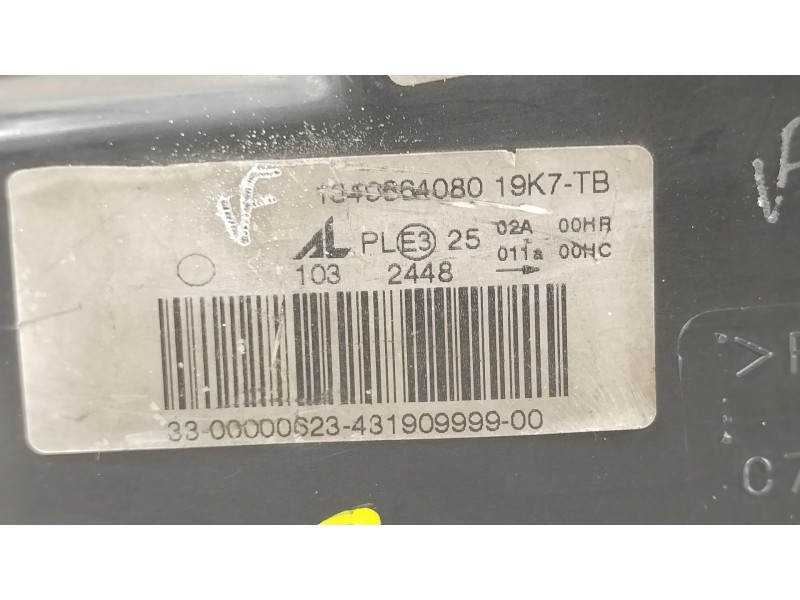 Recambio de faro izquierdo para citroën jumper iii furgoneta 2.2 hdi 120 referencia OEM IAM 1340664080 43190748 