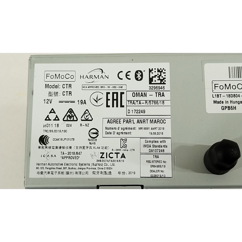 Recambio de sistema navegacion gps para ford fiesta vii (hj, hf) 1.0 ecoboost referencia OEM IAM L1BT18D804HF  