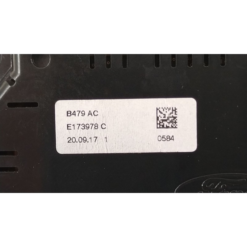 Recambio de mando climatizador para ford fiesta vii (hj, hf) 1.0 ecoboost referencia OEM IAM H1BT19980AL  