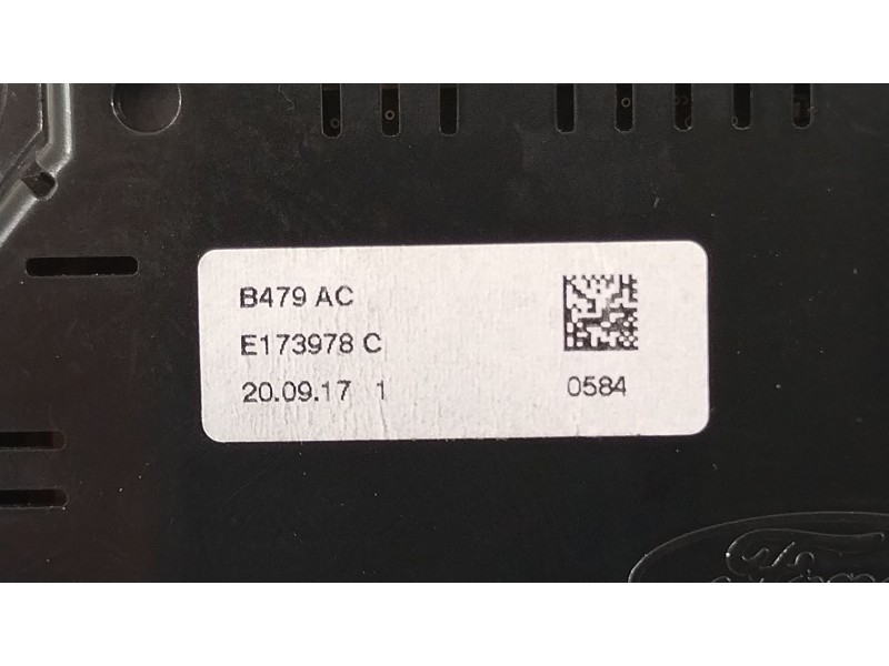 Recambio de mando climatizador para ford fiesta vii (hj, hf) 1.0 ecoboost referencia OEM IAM H1BT19980AL  