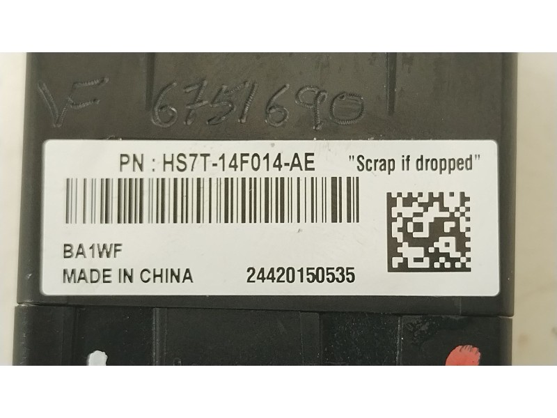 Recambio de mando multifuncion para ford fiesta vii (hj, hf) 1.0 ecoboost referencia OEM IAM HS7T14F014AE  