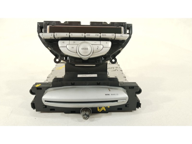 Recambio de sistema audio / radio cd para mini mini (r56) cooper referencia OEM IAM 65123448830  