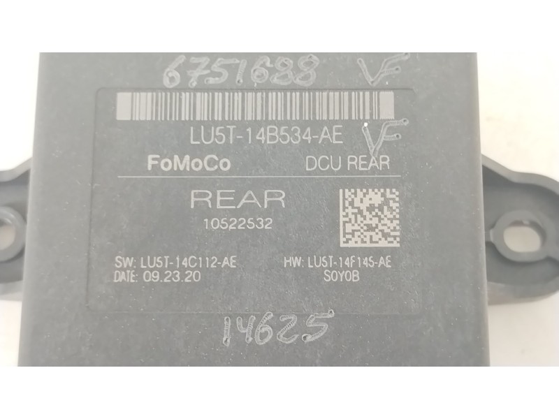 Recambio de modulo electronico para ford fiesta vii (hj, hf) 1.0 ecoboost referencia OEM IAM LU5T14B534AE  