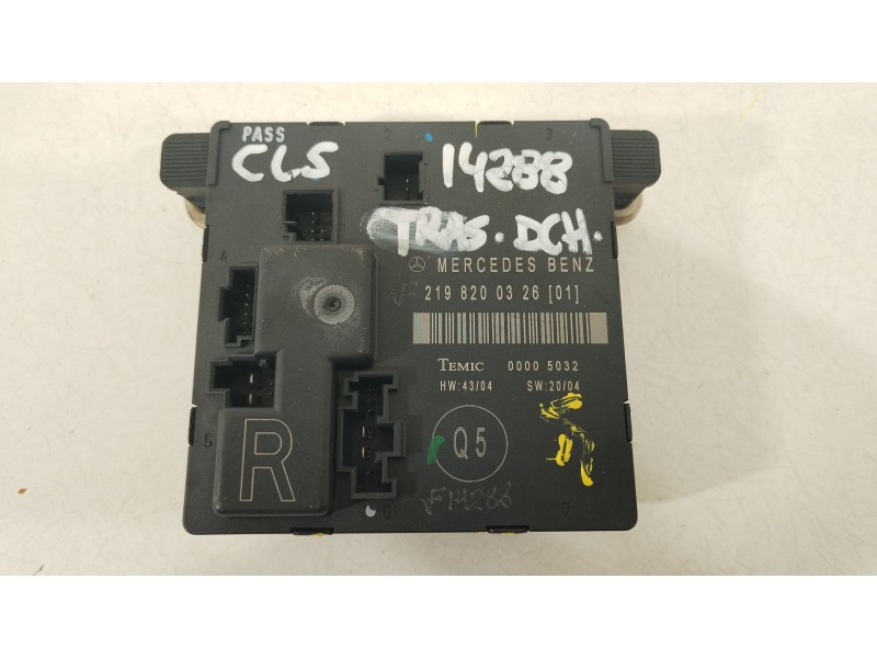 Recambio de modulo electronico para mercedes-benz cls (c219) cls 350 (219.357) referencia OEM IAM 2198200326  
