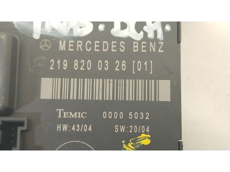Recambio de modulo electronico para mercedes-benz cls (c219) cls 350 (219.357) referencia OEM IAM 2198200326  
