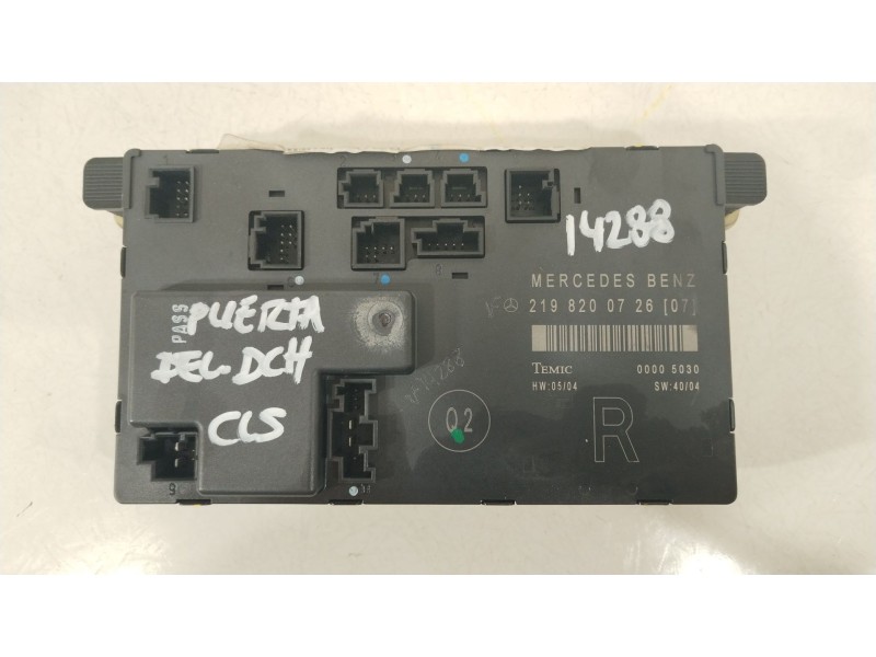 Recambio de modulo electronico para mercedes-benz cls (c219) cls 350 (219.357) referencia OEM IAM 2198200726  