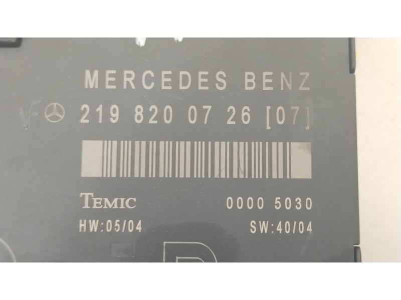 Recambio de modulo electronico para mercedes-benz cls (c219) cls 350 (219.357) referencia OEM IAM 2198200726  