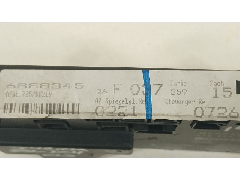 Recambio de modulo electronico para mercedes-benz cls (c219) cls 350 (219.357) referencia OEM IAM 2198200726  