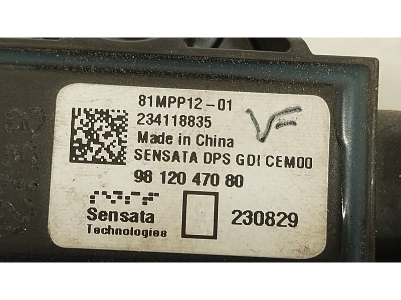 Recambio de sensor presion para peugeot traveller autobús (v_) 2.0 bluehdi 145 referencia OEM IAM 9812047080  