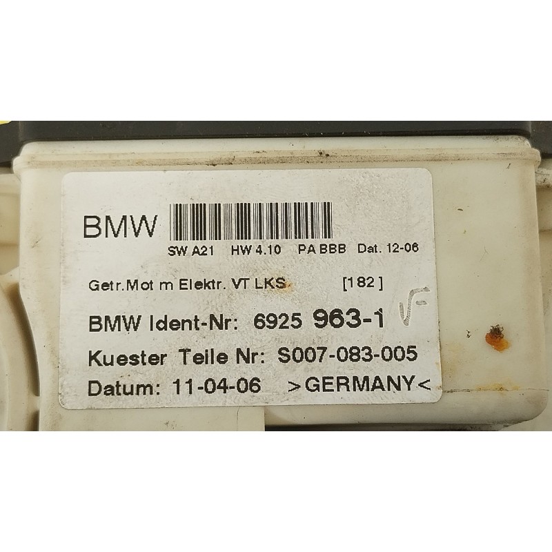 Recambio de motor elevalunas delantero izquierdo para bmw x3 (e83) 2.0d referencia OEM IAM 6925963 S007083005 0130822223
