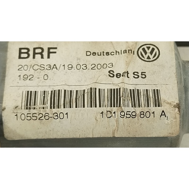 Recambio de motor elevalunas delantero izquierdo para seat toledo ii (1m2) 1.9 tdi referencia OEM IAM 1C1959801A  
