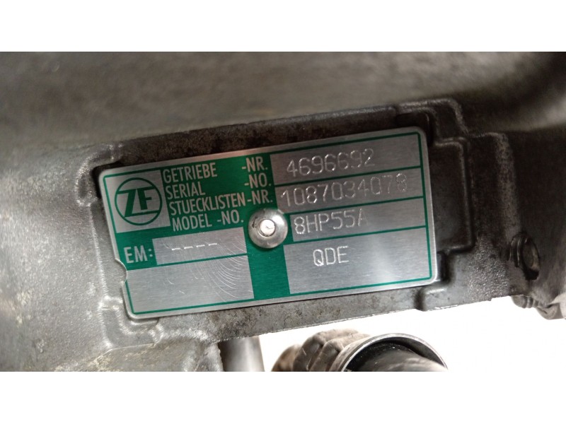 Recambio de caja cambios para audi q5 (8rb) sq5 tdi quattro referencia OEM IAM QDE 8HP55A 1087034078