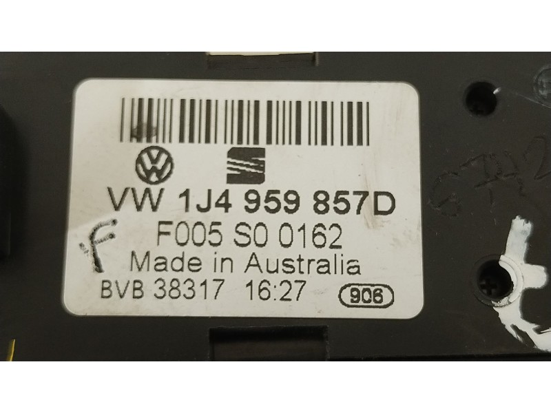 Recambio de mando elevalunas delantero izquierdo para seat toledo ii (1m2) 1.9 tdi referencia OEM IAM 1J4959857D  