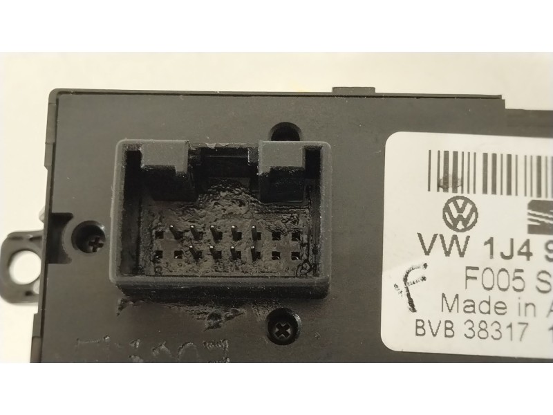 Recambio de mando elevalunas delantero izquierdo para seat toledo ii (1m2) 1.9 tdi referencia OEM IAM 1J4959857D  